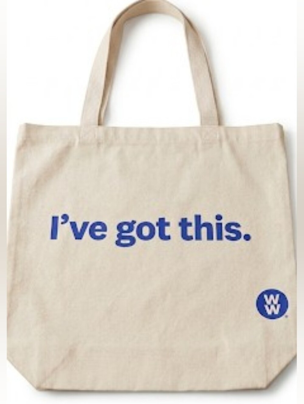 WW "I’ve Got This" Motivational Canvas Tote Bag